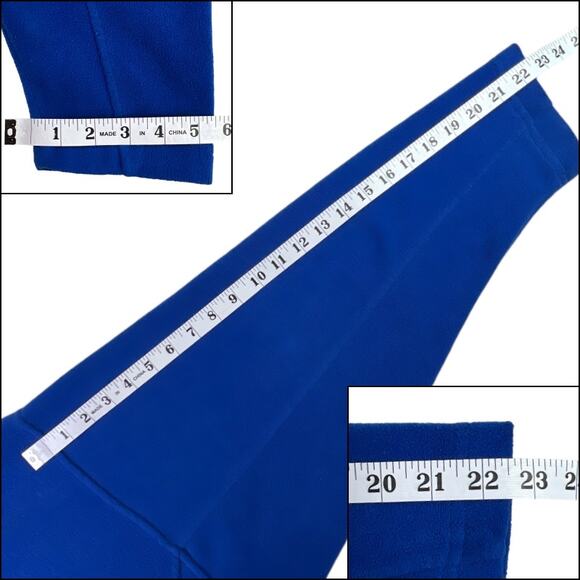 North End Long Sleeve Quarter Zip Pullover Bunny Hug Sweatshirt Pockets Blue - Picture 12 of 13